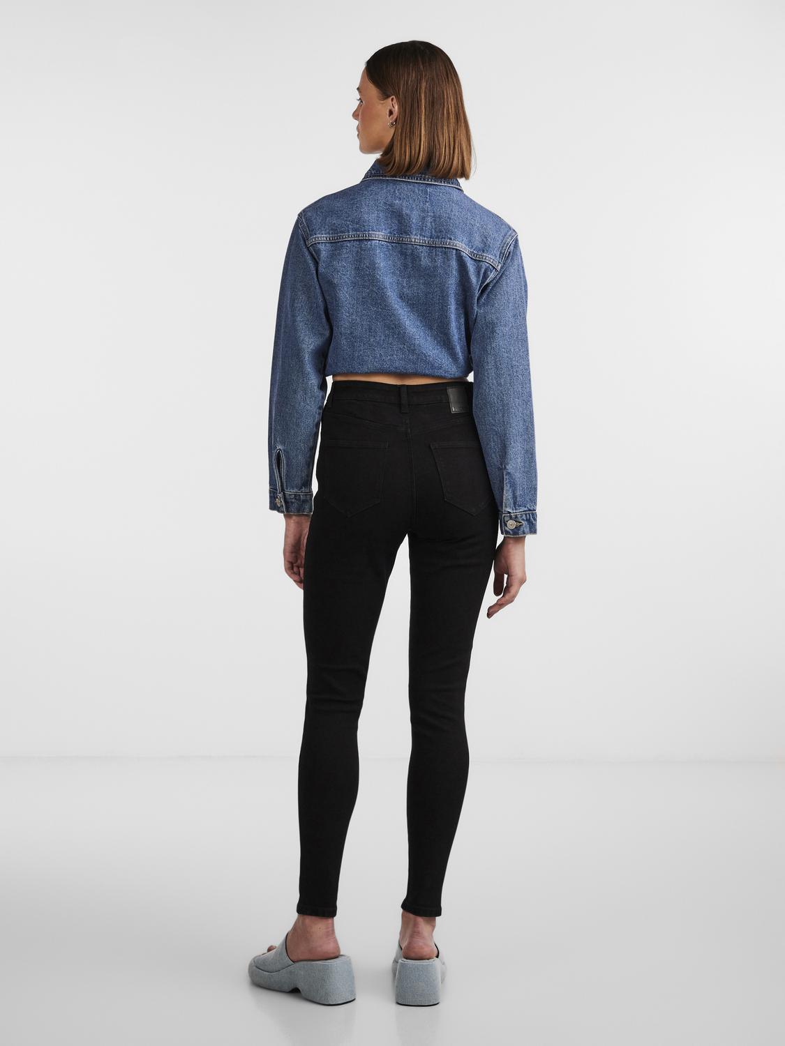 PCDANA Highwaist Jeans - Black Denim
